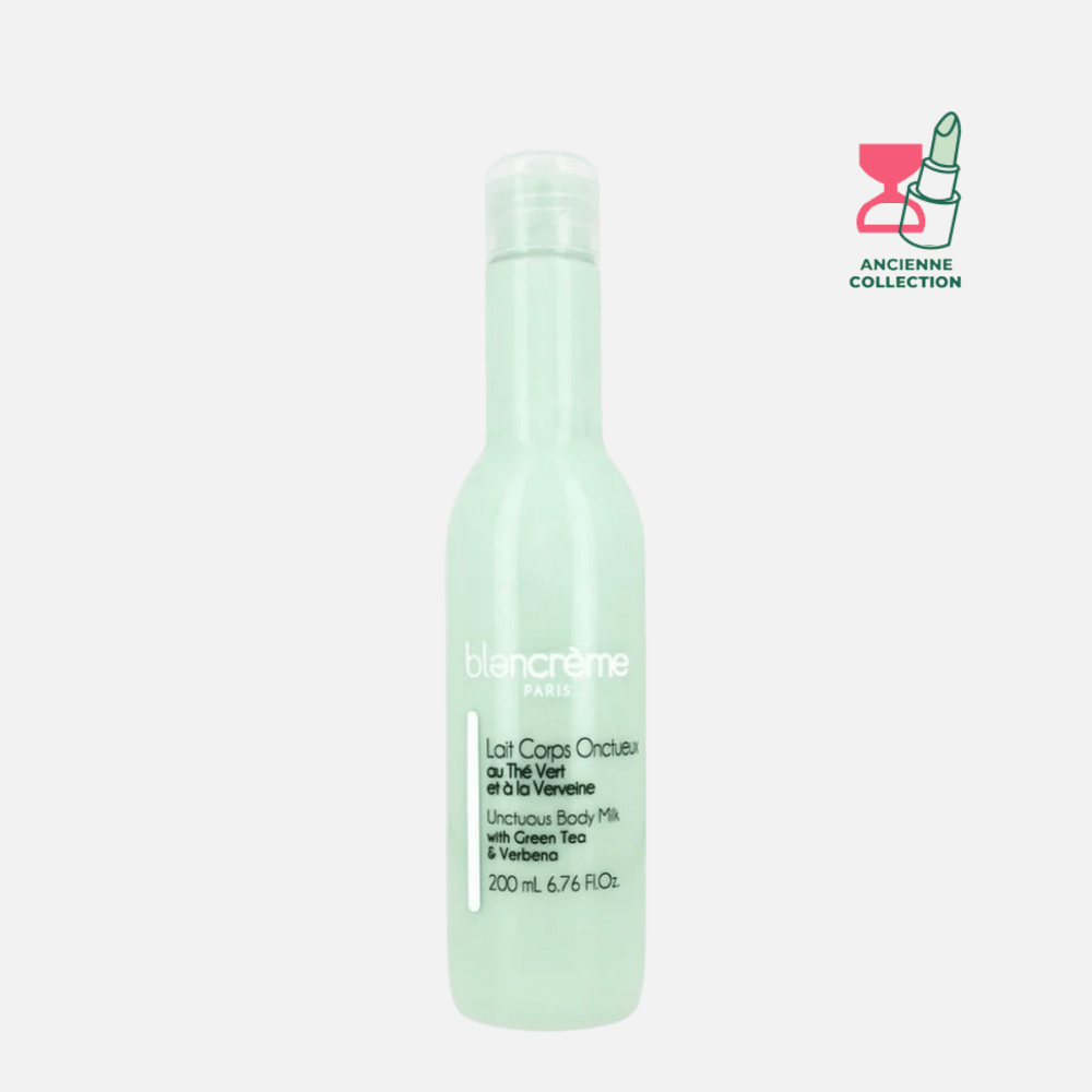 Lait Corps Hydratant - Thé vert & Verveine Soin Corps BLANCRÈME 200 ml - Parfum Thé vert & Verveine 