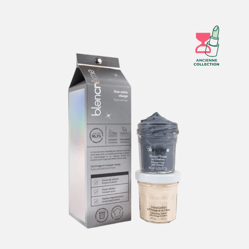 Cracker visage charbon & arbre thé Soin Visage BLANCRÈME Coffret 2 produits 