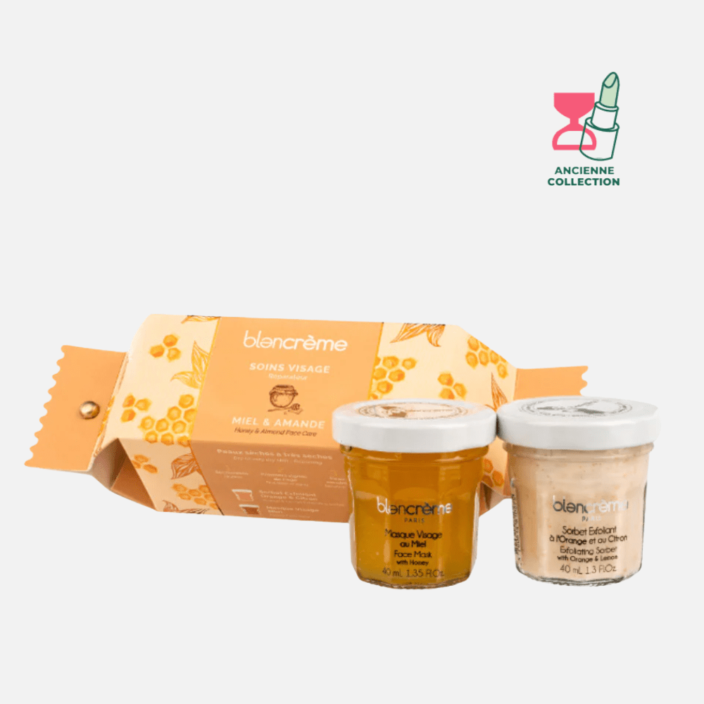 Cracker visage miel & amande Soin Visage BLANCRÈME Coffret 2 produits 