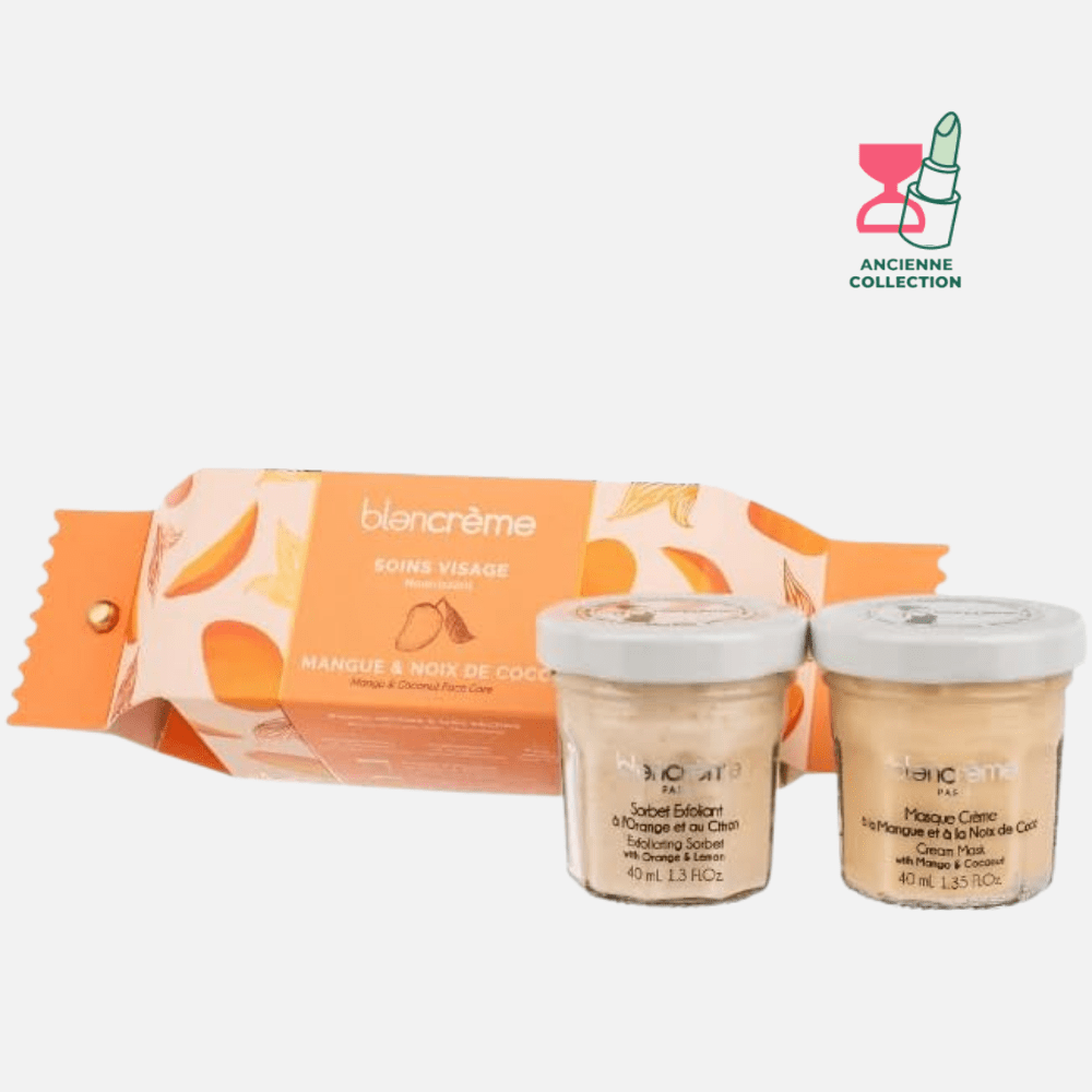 Cracker visage mangue - noix de coco Soin Visage BLANCRÈME Coffret 2 produits 