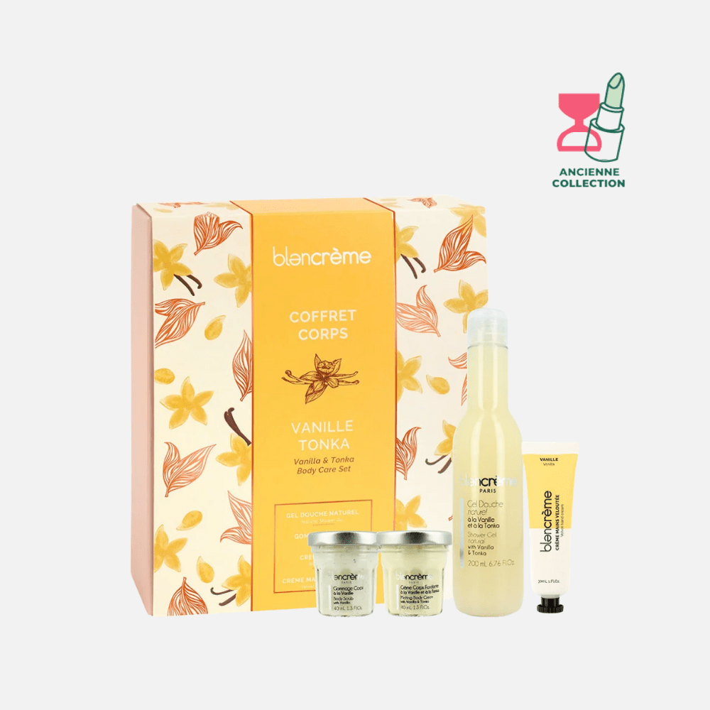 Coffret corps Vanille & tonka Soin Corps BLANCRÈME Coffret 4 produits 