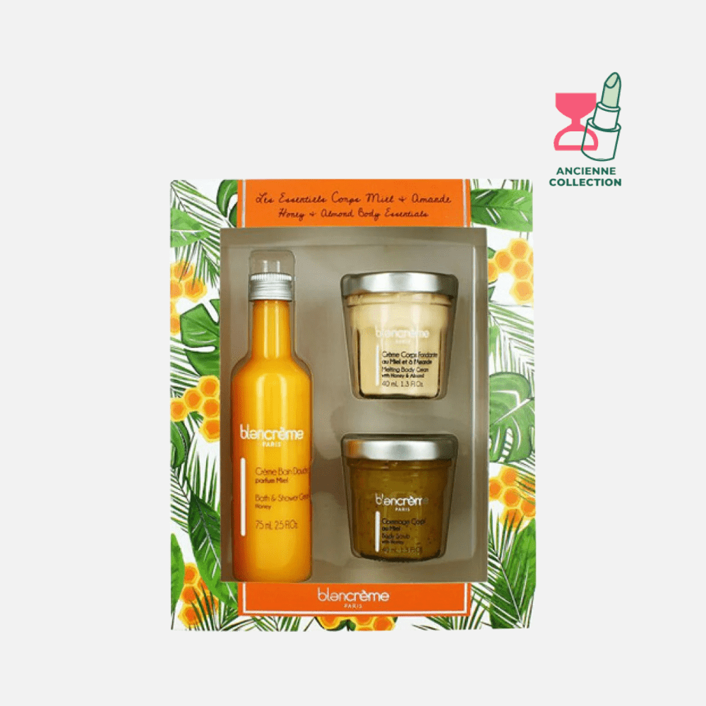 Coffret corps Miel & Amande Soin Corps BLANCRÈME Coffret 3 produits 