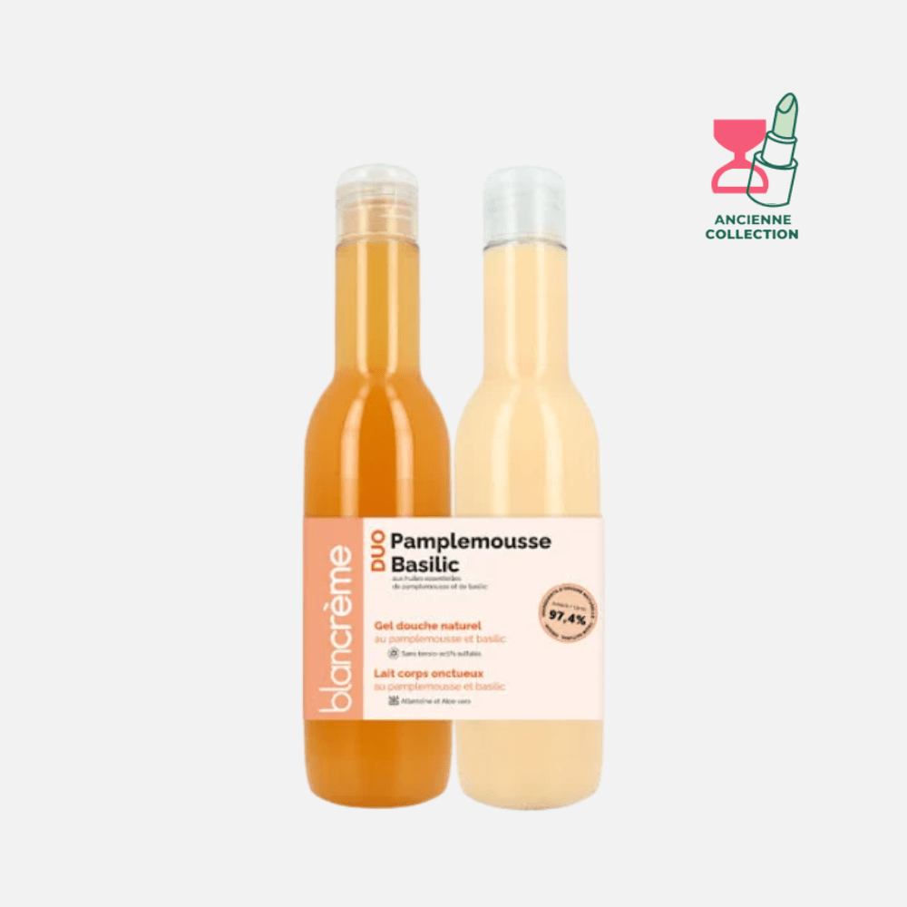Duo pamplemousse & Basilic Soin Corps BLANCRÈME 
