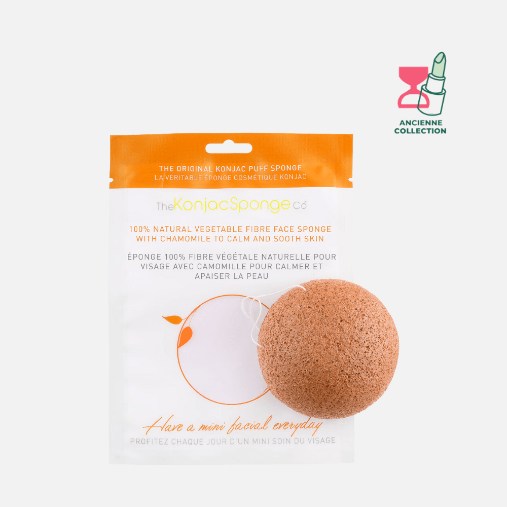 Éponge Konjac visage enrichie à la camomille Accessoire The Konjac Sponge company 