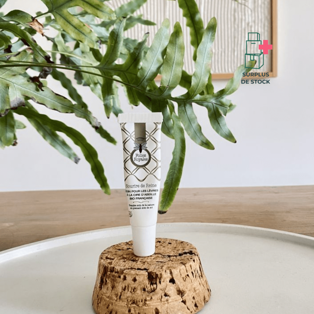 Sourire de Reine - Soin pour les lèvres à la cire d'abeille bio française Soin Visage Folies Royales 10 ml 
