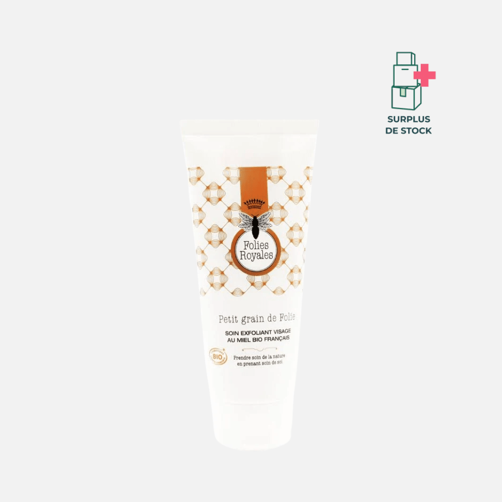 Petit Grain de Folie ! Soin exfoliant visage au miel bio français Soin Visage Folies Royales 100 ml 