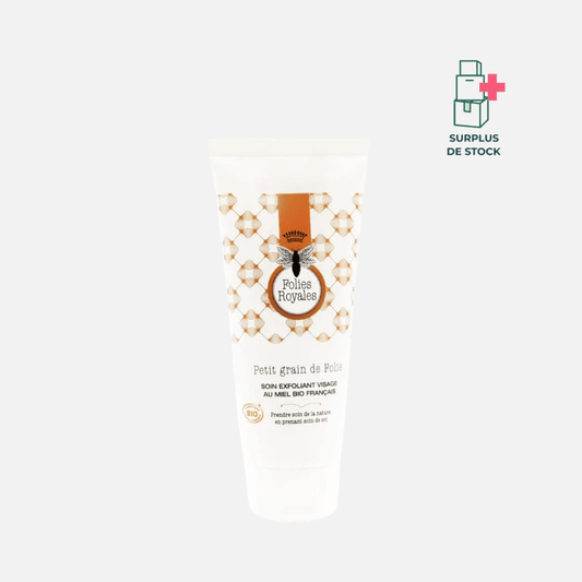 Petit Grain de Folie ! Soin exfoliant visage au miel bio français Soin Visage Folies Royales 100 ml 