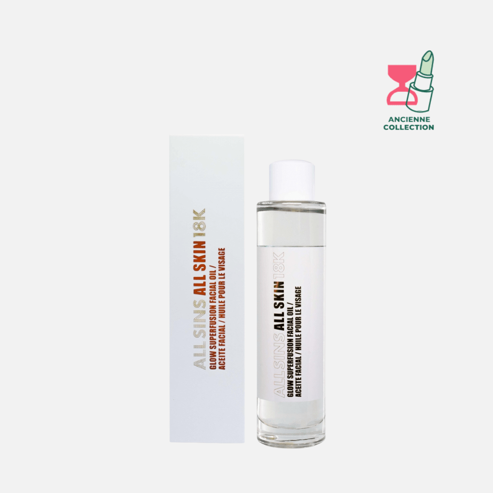 Huile visage GLOW SUPERFUSION Soin Visage ALL SINS 18K 50 ml 