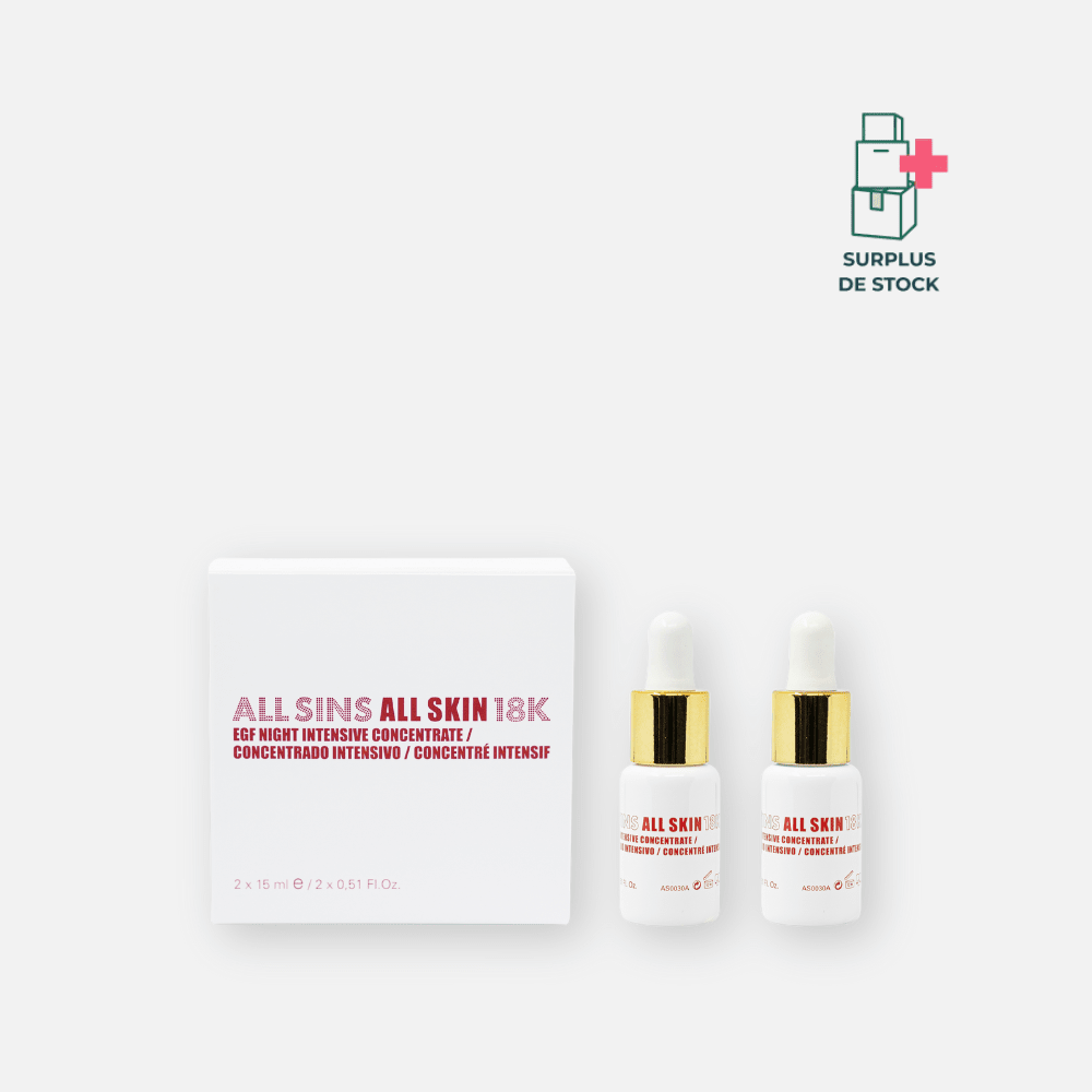 CONCENTRÉ INTENSIF NUIT EGF - Set 2 x 15 ml Soin Visage ALL SINS 18K 2 x 15 ml 