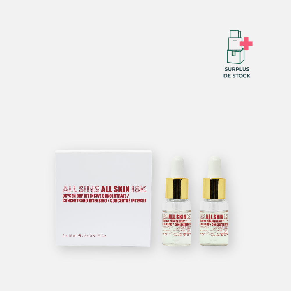 CONCENTRÉ INTENSIF JOUR OXYGÈNE - Set 2 x 15 ml Soin Visage ALL SINS 18K 2 x 15 ml 