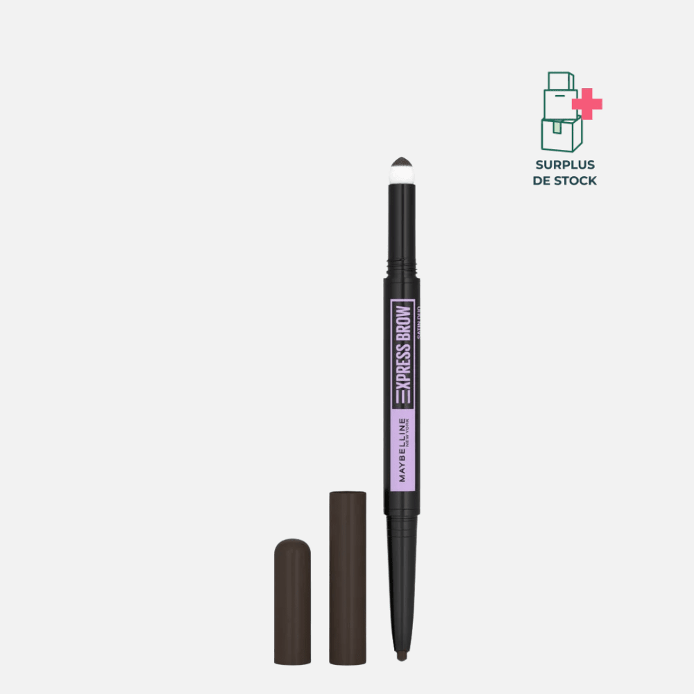 Crayon et poudre à sourcils 2en1 - Brow Satin Maquillage MAYBELLINE Teinte 04 Maron 