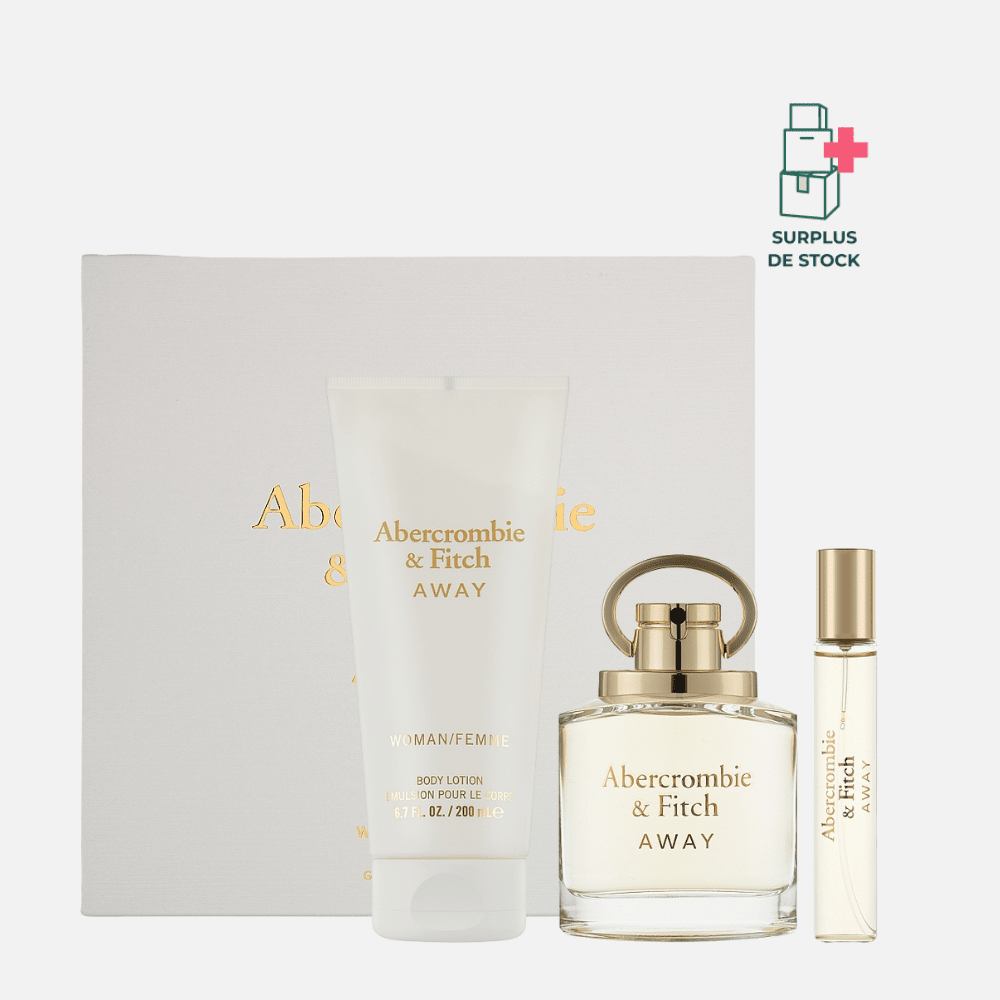 Coffret Away for Her Eau de parfum Parfum Abercrombie & Fitch coffret 100 ml + 15 ml + 200 ml 