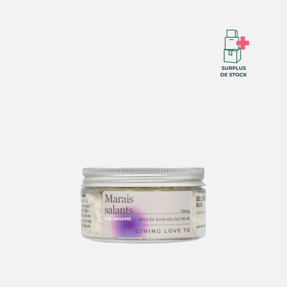 Sels de bain de l'île de Ré - MARAIS SALANTS hygiène Giving love to 100 g 