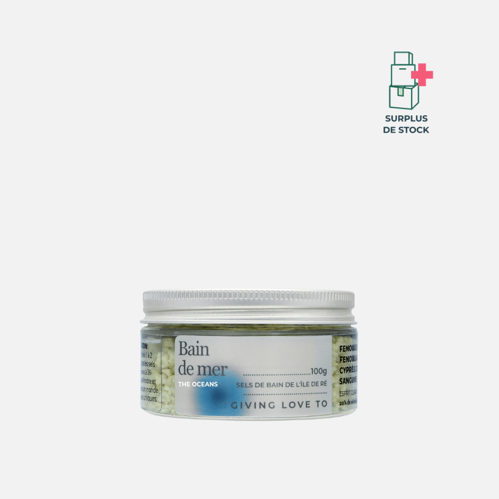 Sels de bain de l'île de Ré - BAIN DE MER hygiène Giving love to 100 g 
