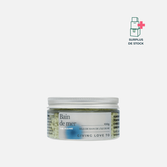 Sels de bain de l'île de Ré - BAIN DE MER hygiène Giving love to 100 g 