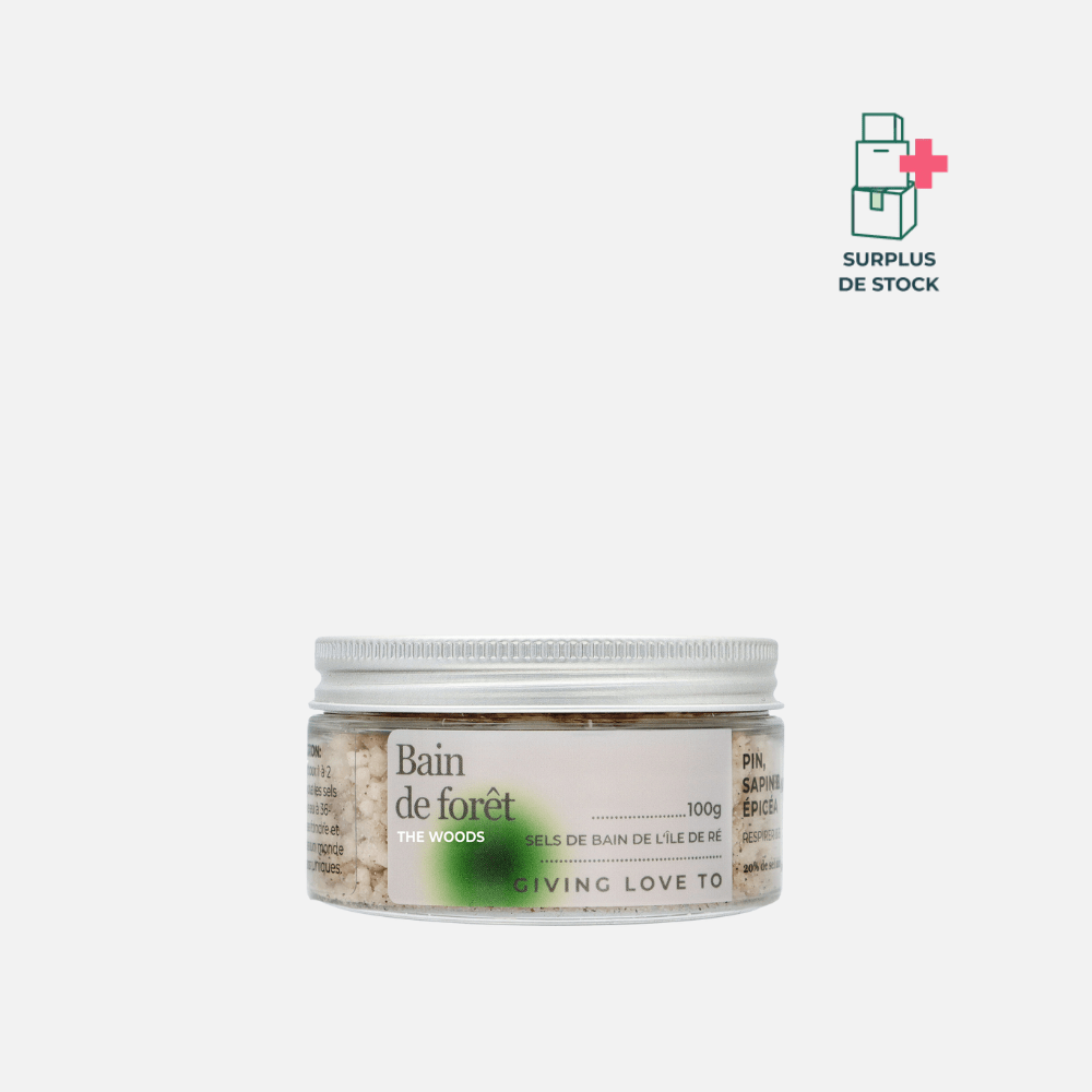 Sels de bain de l'île de Ré - BAIN DE FORÊT hygiène Giving love to 100 g 