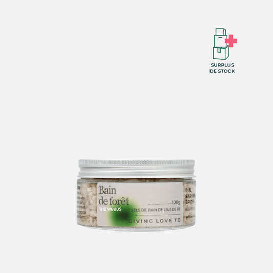 Sels de bain de l'île de Ré - BAIN DE FORÊT hygiène Giving love to 100 g 