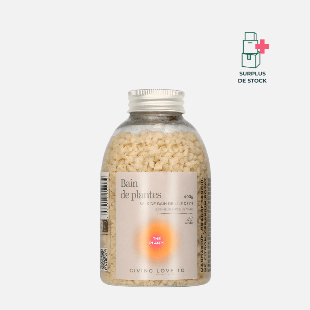 Sels de bain de l'île de Ré - BAIN DE PLANTES hygiène Giving love to 400 g 