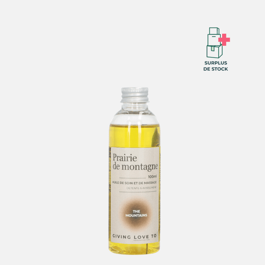 Huile de soin et de massage - PRAIRIE DE MONTAGNE Soin Corps Giving love to 100 ml 