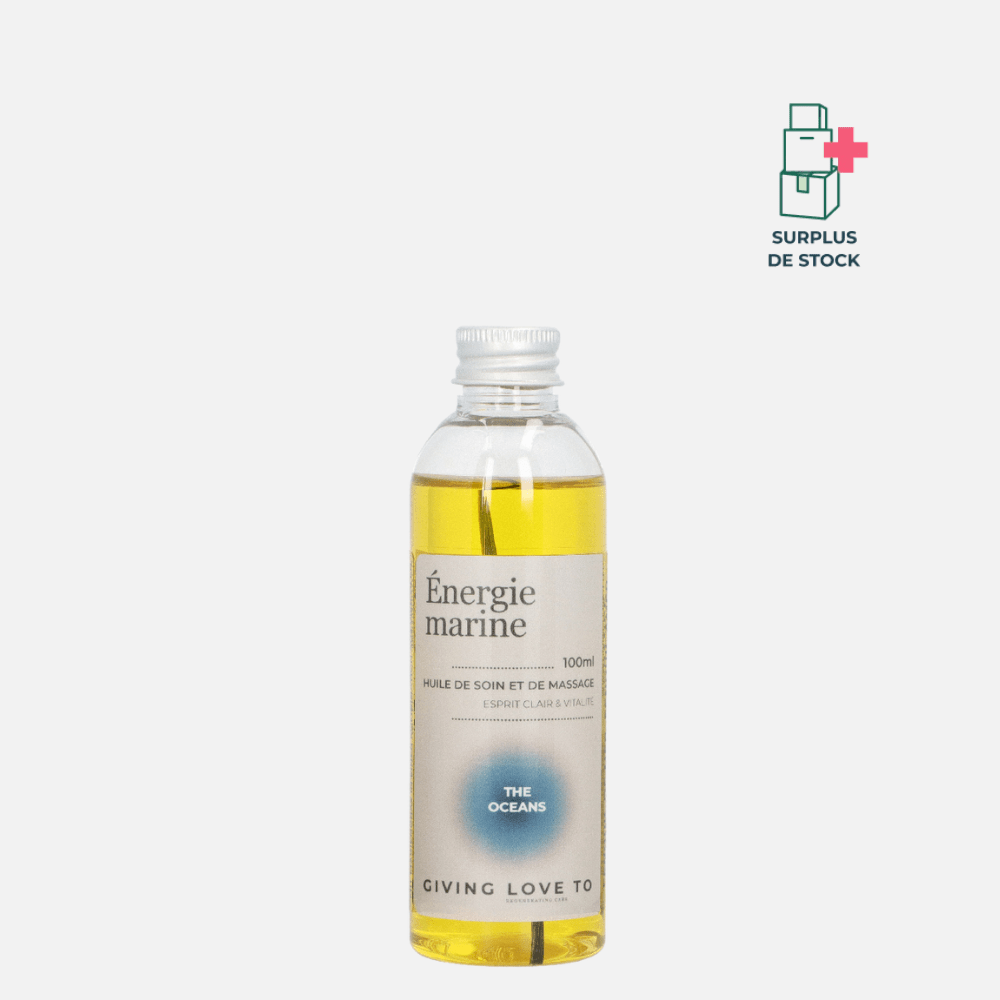 Huile de soin et de massage - ÉNERGIE MARINE Soin Corps Giving love to 100 ml 