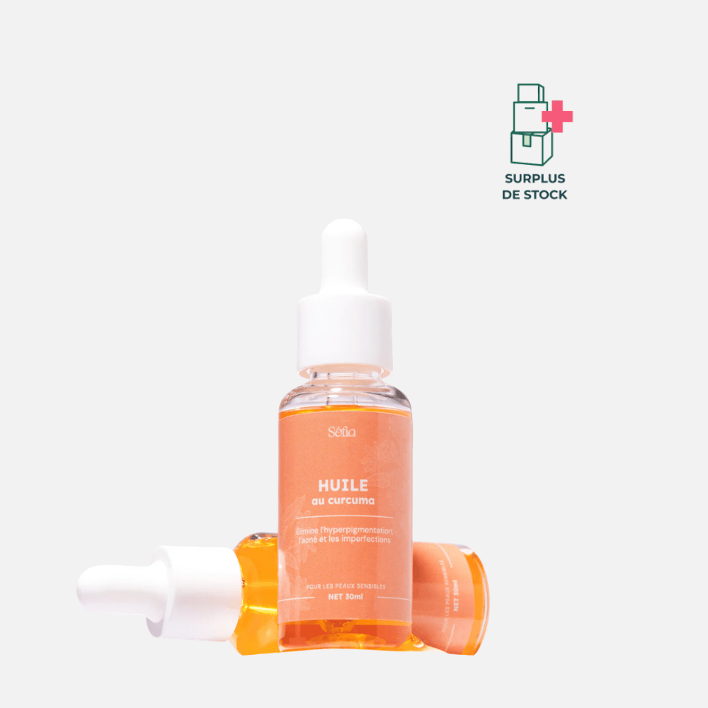 Huile visage au Curcuma Soin Visage Séfia Huile éclatante 30 ml 