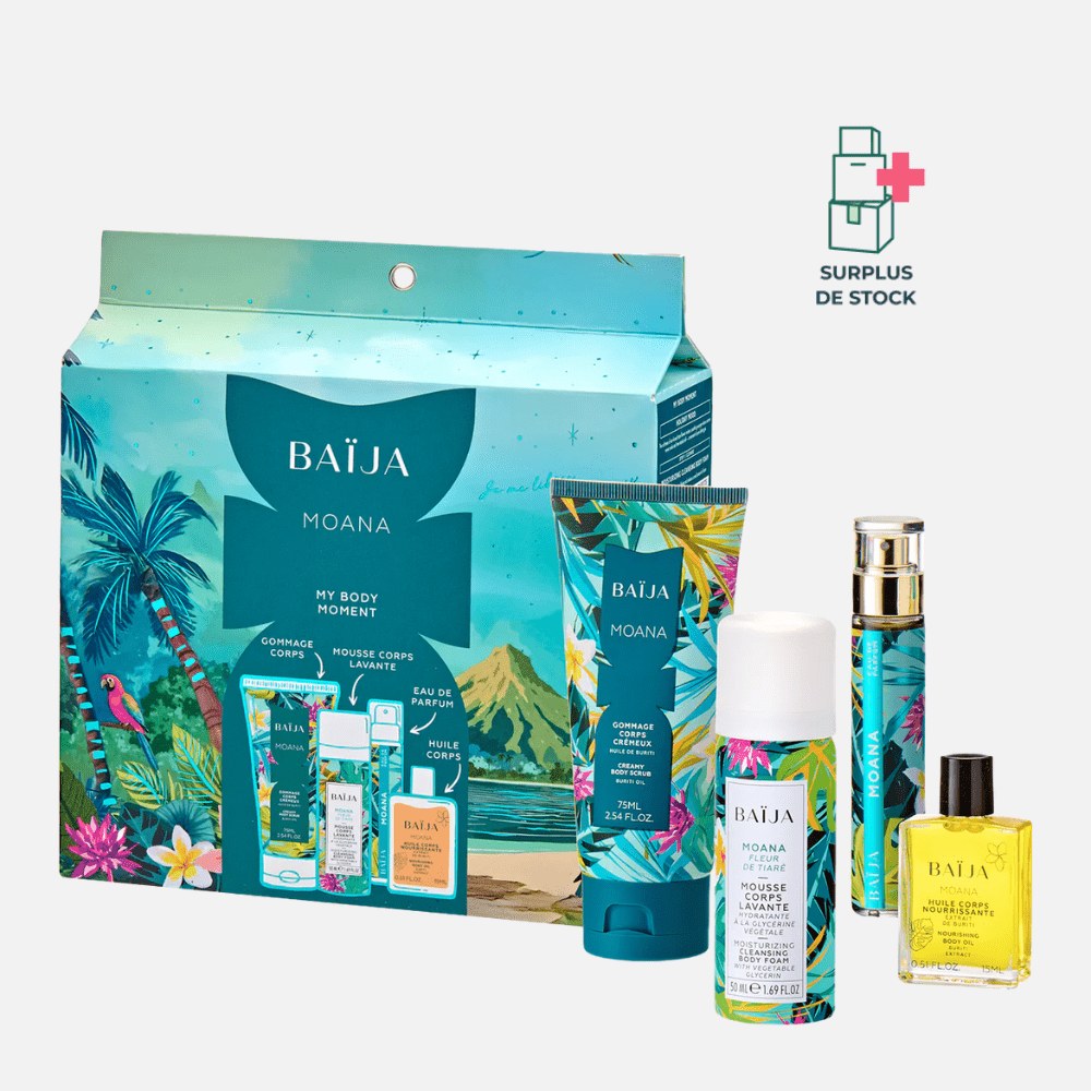 Coffret My Body Moment Moana • Fleur de Tiaré Ensoleillée Soin Corps BAÏJA Coffret soin corps 