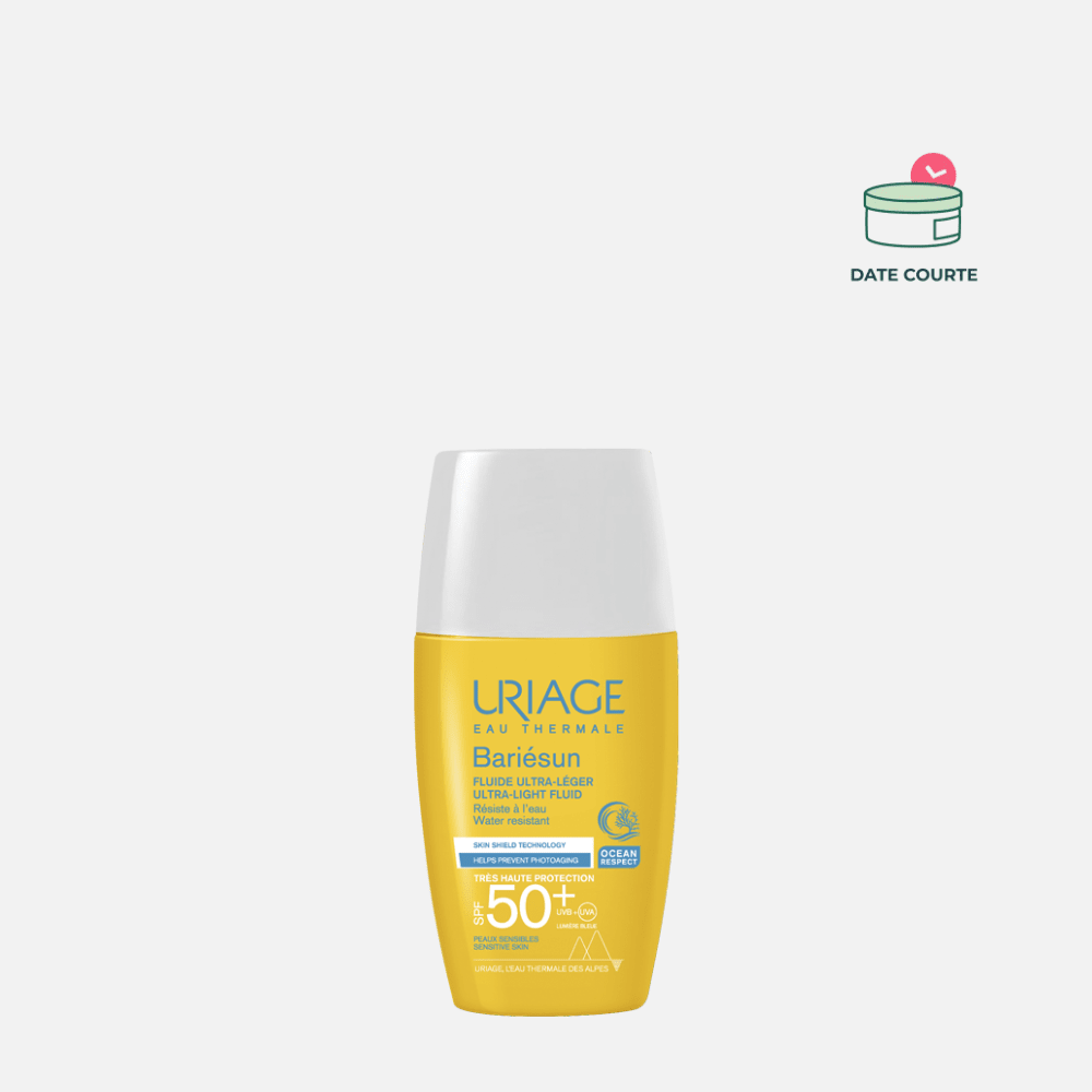BARIÉSUN - FLUIDE ULTRA LÉGER SPF50+ Soin solaire Uriage DDM : octobre 2026 - 30 ml 