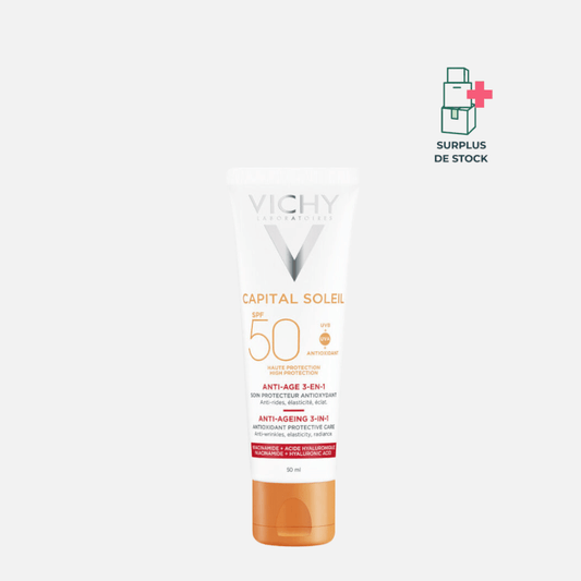 Idéal Soleil SPF50 - Antioxydant 3 en 1 Soin solaire Vichy Tube 50 ml 