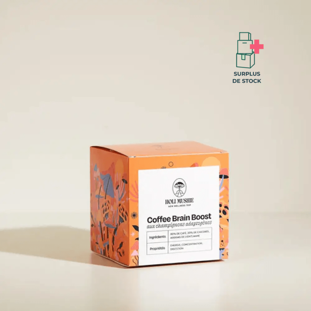 Café FOCUS Lion's Mane Complément Alimentaire HoliMushie 30 tasses 