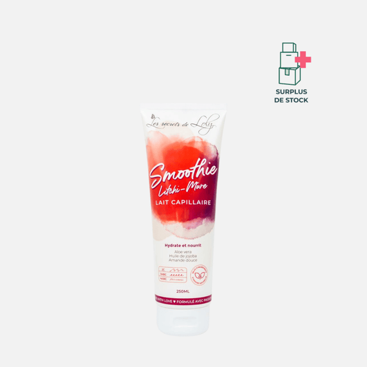 Smoothie Litchi-Mûre - Lait Sans Rinçage Capillaire Très Nourrissant Soin Capillaire Les Secrets de Loly Tube 250 ml 