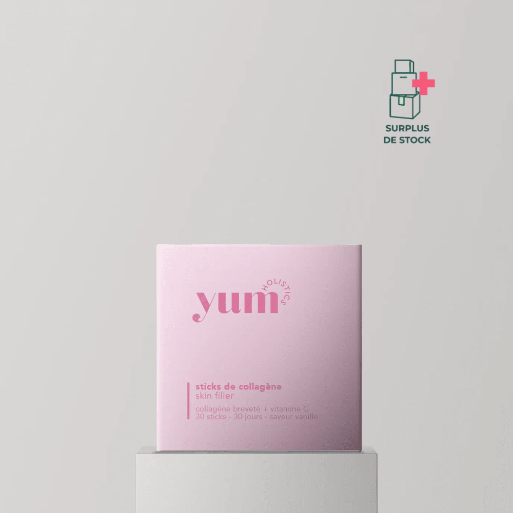 Sticks de collagène - Parfum au choix Complément Alimentaire YUM HOLISTICS Parfum Vanille - Cure 30 jours 