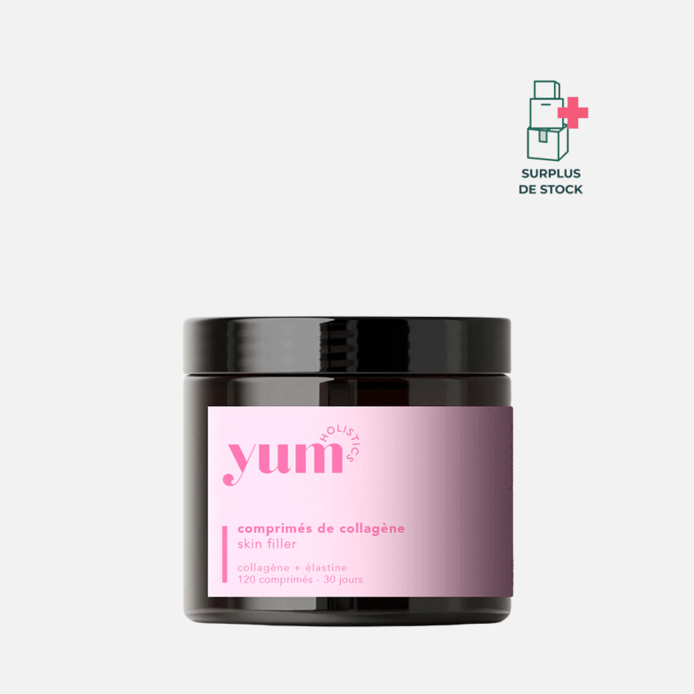 Comprimé de Collagène Complément Alimentaire YUM HOLISTICS Cure 30 jours 