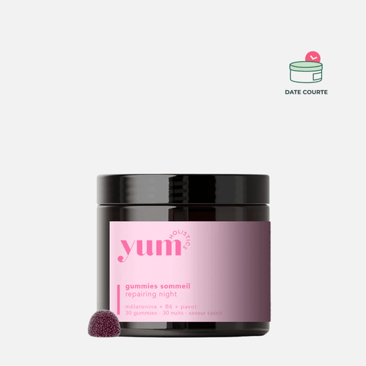 Gummies Sommeil Complément Alimentaire YUM HOLISTICS Cure 30 jours // DDM COURTE : 30 juin 2026 