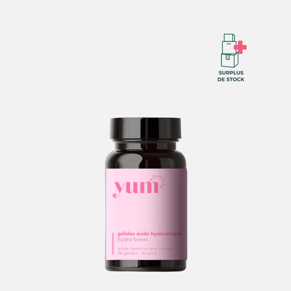 Gélules Acide Hyaluronique Complément Alimentaire YUM HOLISTICS Cure 30 jours 