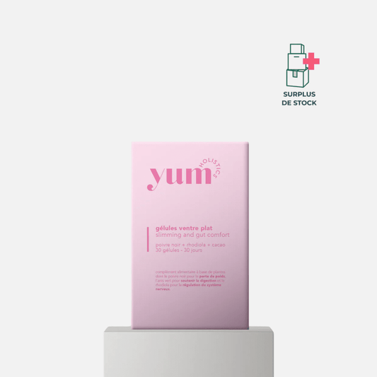 Gélules Ventre Plat Complément Alimentaire YUM HOLISTICS Cure 30 jours 