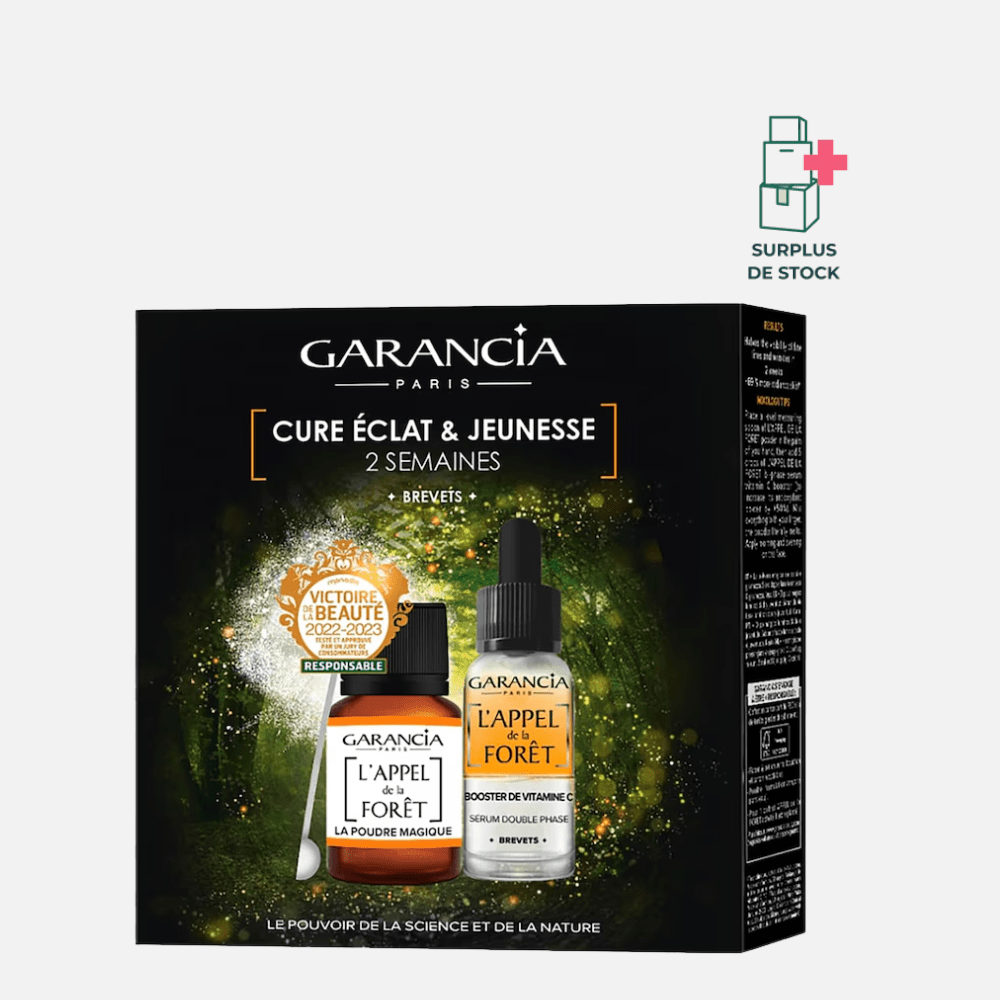 L'APPEL de la FORÊT - Cure Éclat et Jeunesse 2 semaines soin hydratant GARANCIA 8 ml + 1 g 