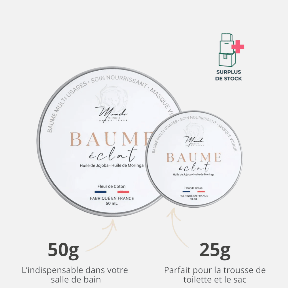 Baume éclat multi-usage Soin Visage MUNDO DUO 50 ml + 25 ml 