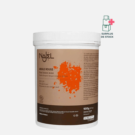Argile rouge- Peau normale à mixte Soin Corps NAJEL Pot 900 g 