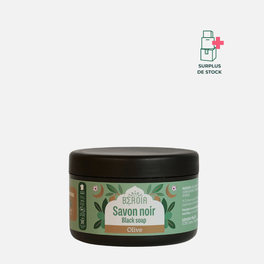 Savon noir à l’huile d’olive – Gommage corps Soin corps BEROIA Pot 180 ml 