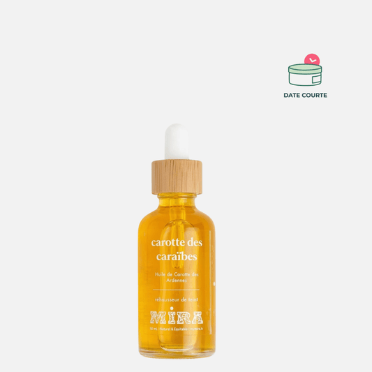 Carotte des Caraïbes - Réhausseur de teint, soin cheveux et corps Soin Visage MIRA Flacon 30 ml // DDM AOÛT 2026 