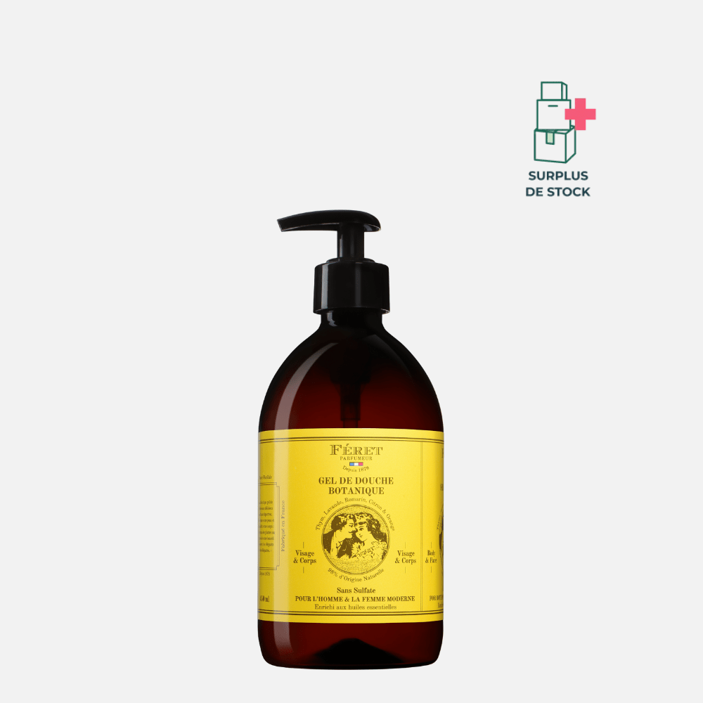 Gel douche Botanique Soin Corps Feret Parfumeur Flacon-pompe 450 ml 