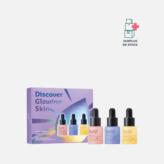 Discover glowing serum mini kit Soin Visage BELIF 3 x 5 ml 