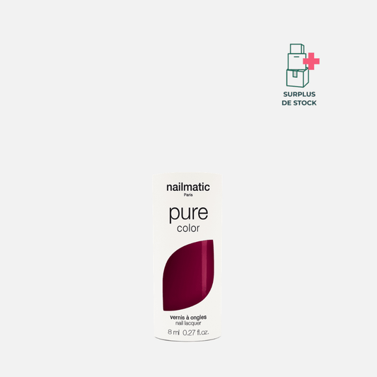 Vernis biosourcé - Faye Rouge bordeaux Maquillage NAILMATIC Rouge bordeaux 