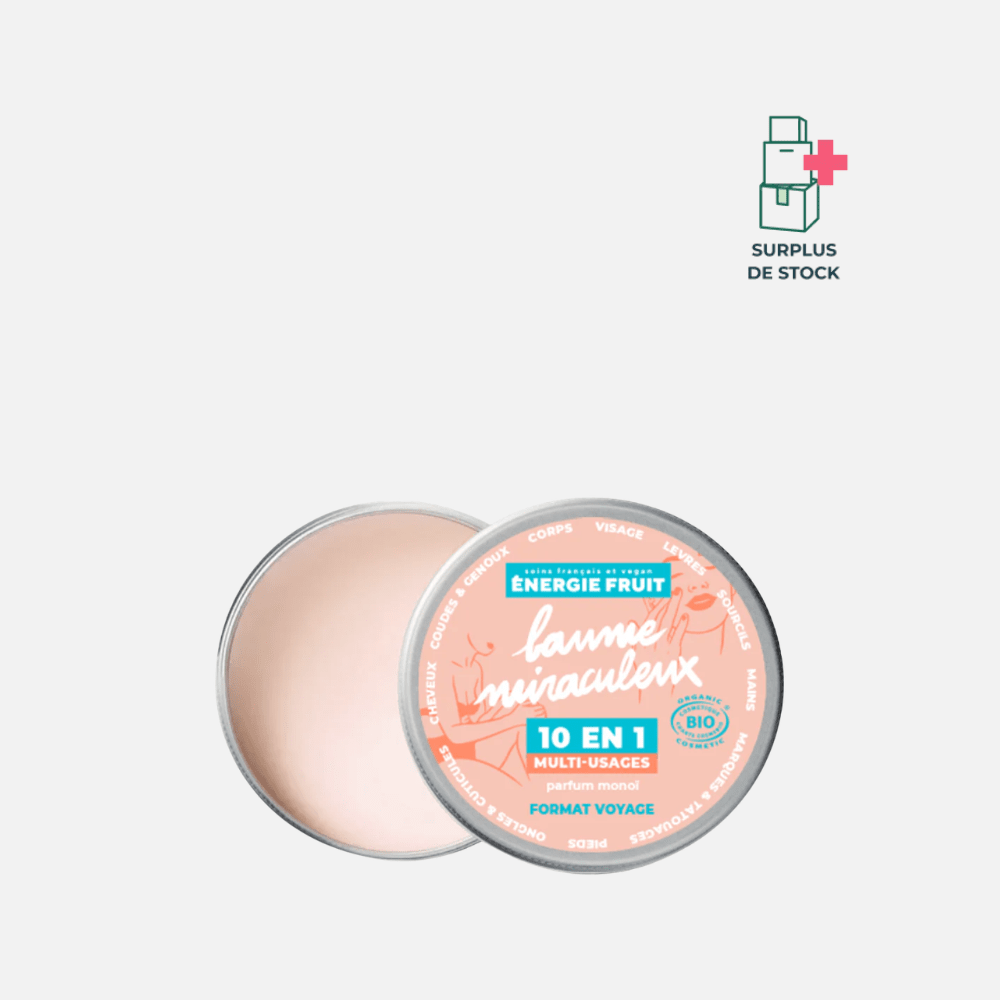 MINI BAUME MIRACULEUX 10 EN 1 MONOÏ Soin Visage ENERGIE FRUIT 90 g 
