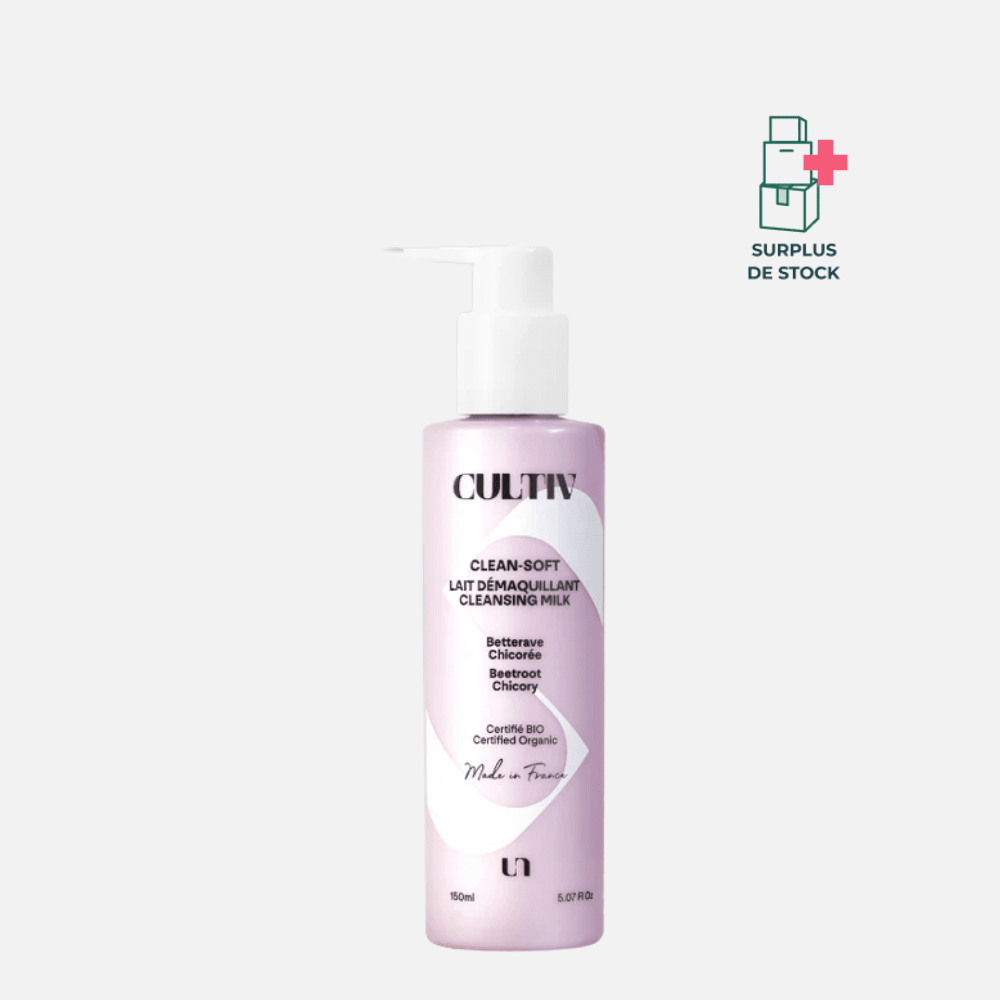 CLEAN-SOFT Lait démaquillant Soin Visage CULTIV 150 ml 