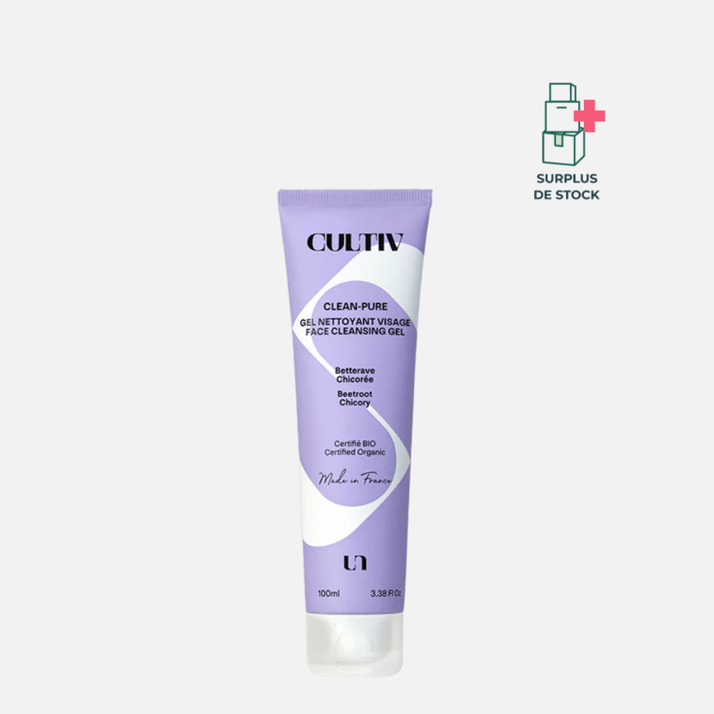 CLEAN-PURE Gel nettoyant visage Soin Visage CULTIV 100 ml 