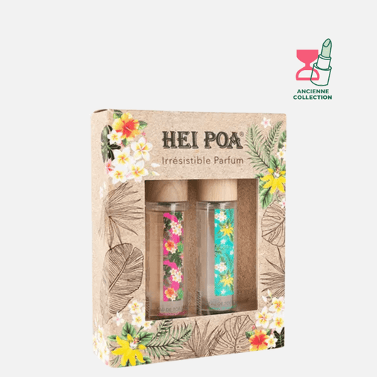 COFFRET DUO EAUX DE TOILETTE AQUATIQUE & IDYLLIQUE Parfum hei poa 2 x 50 ml 