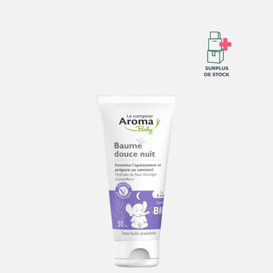 BAUME DOUCE NUIT BEBE Soin Corps Le Comptoir Aroma 50 ml // Dès 6 mois 