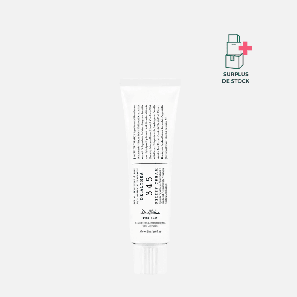345 Relief Crème Gel Pommade Régénérante Soin Visage Dr Althea 50 ml 