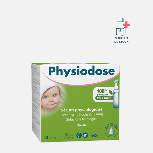 Serum physiologique sterile Plastique Végétal 40 unidoses Soin Visage Parasidose 30 x 5ml 
